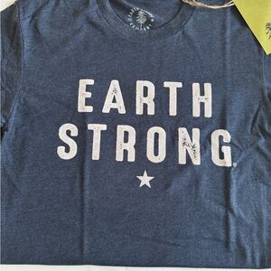 Earth Blue and White Short Sleeve Tees